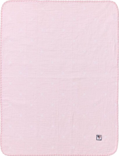 Lexington Baby Signature Star Pledd 70x75 cm Hvit / Rosa Lexington Baby Signature Star Pledd 70x75 cm Hvit / Rosa