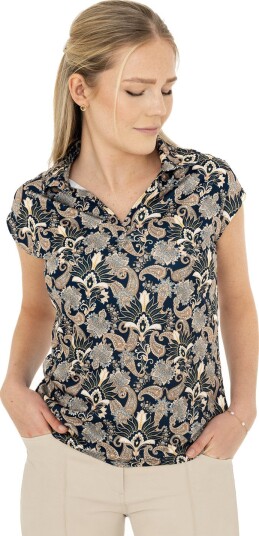 Func Factory Alice Golf pologenser dame Dark Paisley (850)
