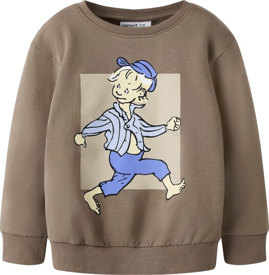 Name It Collegegenser   Emil Fra Lønneberg   NmmOle   Valnøtt   Name It   2 år (92)   Collegegenser   Brun