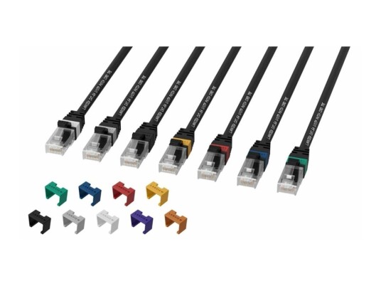 Lanview Smartclick Nettverkskabel Rj-45 Hann Til Rj-45 Hann 7.5 M 5 Mm Utp Cat 6A Halogenfri Formstøpt Uten Hindringer 10 Gigabit Ethernet Svart Lanview Smartclick Nettverkskabel Rj-45 Hann Til Rj-45 Hann 7.5 M 5 Mm Utp Cat 6A Halogenfri Formstøpt Uten Hindringer 10 Gigabit Ethernet Svart