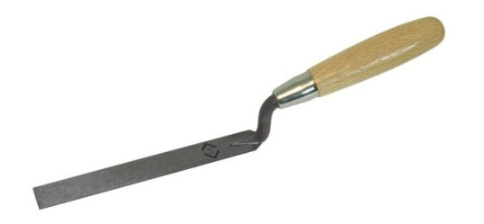 C.K Finger Trowel Flat Carbon Steel Wood Handle 16X175mm C.K. T5073 62
