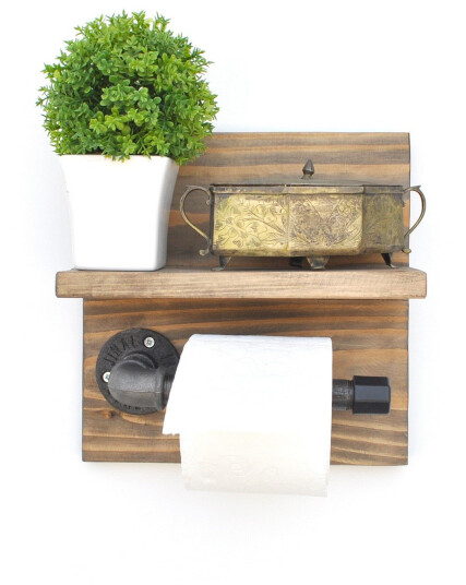 Papirholder Valid 14 cm Brun|Svart Papirholder Valid 14 cm Brun|Svart