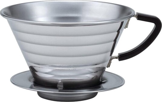 Kalita Wave Stainless Steel Dripper - 185 Kalita Wave Stainless Steel Dripper - 185