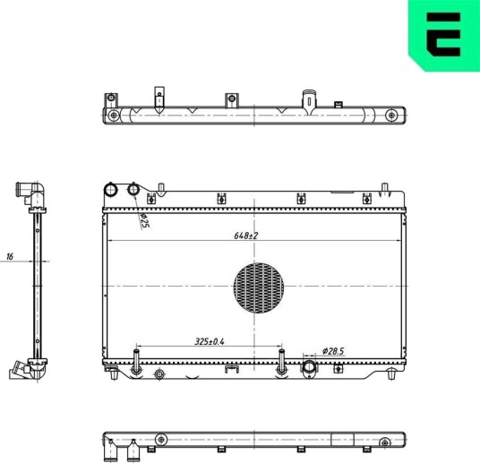 ERA 673209 Radiator motorkjøling