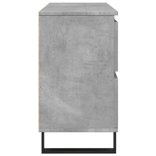 Baderomsservantskap betonggrå 80x33x60 cm konstruert tre 8721158444783 Baderomsservantskap betonggrå 80x33x60 cm konstruert tre 8721158444783