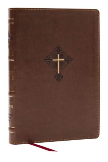 RSV2CE, Thinline Large Print Catholic Bible, Brown Leathersoft, Comfort Print RSV2CE, Thinline Large Print Catholic Bible, Brown Leathersoft, Comfort Print