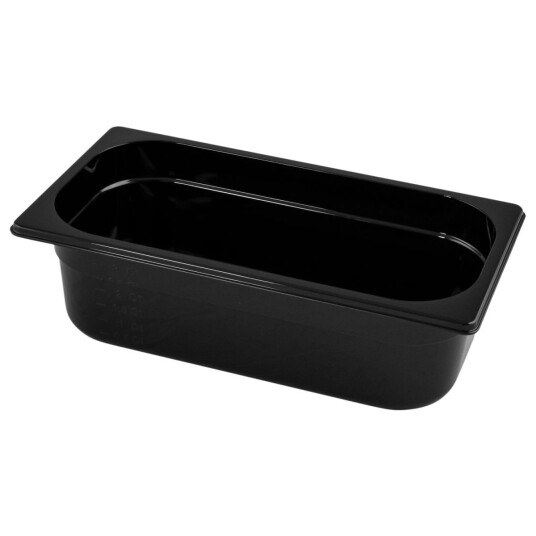 VEGA Kantine Nero GN 1/3; Størrelse GN 1/3 3.8l 32.5x17.5x10 cm  LxBxD ; Svart