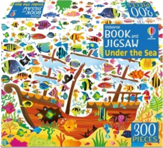 Book and Jigsaw Under the Sea