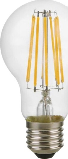 Spl E27 8W dimbar LED pære A60 filament 806lm klart glass 2500K Dimbar : Dimbar Kulør : Ekstra varm Spl E27 8W dimbar LED pære A60 filament 806lm klart glass 2500K Dimbar : Dimbar Kulør : Ekstra varm