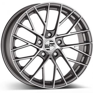 MAK Monaco Gunmetal Machined Face 11.5x21 5x130 ET67 B71.6