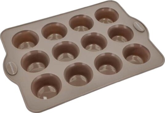 Blomsterbergs Muffinform 12 stk silikon latte