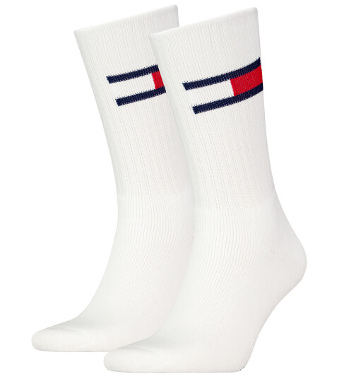 Tommy Hilfiger Sokker 2 pack Hvit Tommy Hilfiger 43/46 Sokker 43 46