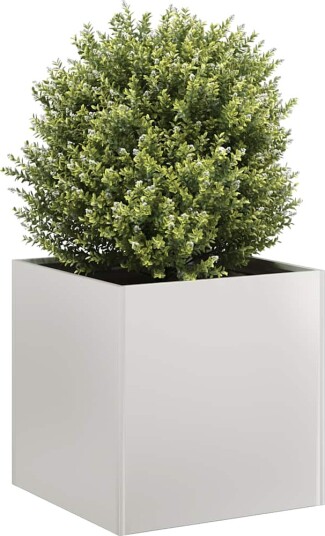 Plantekasse 40x40x40 cm rustfritt stål