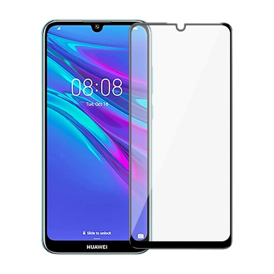 DACOTA PLATINUM TIGER GLASS HUAWEI Y6 2019 SKJERMBESKYTTER, SVART