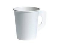 Papkrus med hank Huhtamaki, 17,5 cl, pakke a 80 stk.