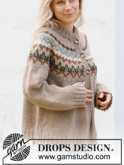 Drops 244 23 Autumn Reflections Cardigan
