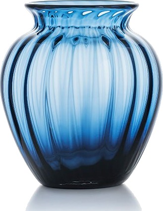 Hadeland Glassverk Emily Vase 17,5cm Blå Optikk