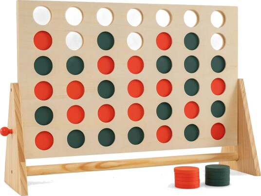 Kjempestort Trespill Connect Four 42 Brikker