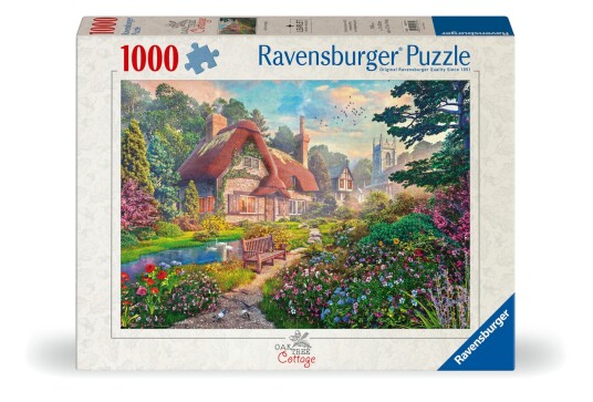 Ravensburger Puslespill 1000 Oak Tree Cottage Ravensburger Puslespill 1000 Oak Tree Cottage