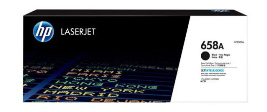 HP 658A / W2000A - Black Toner - Laser toner Svart