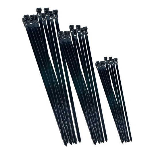 Catsson Int Group LTD Gjenbrukbare Buntebånd Svart - 7,2x450mm