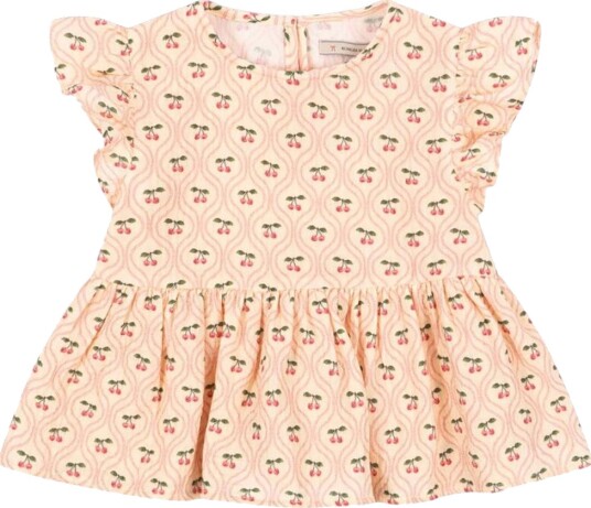 Konges Sløjd Coco top gots – cherry pink motif 18m