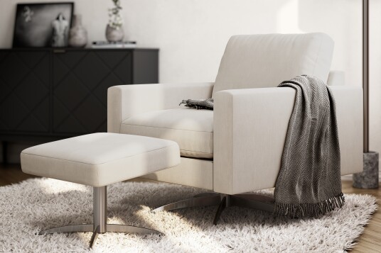 Lenestol Armunia Beige/Svart