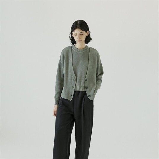 Diarte Nova Cardigan Artichoke Gronn L