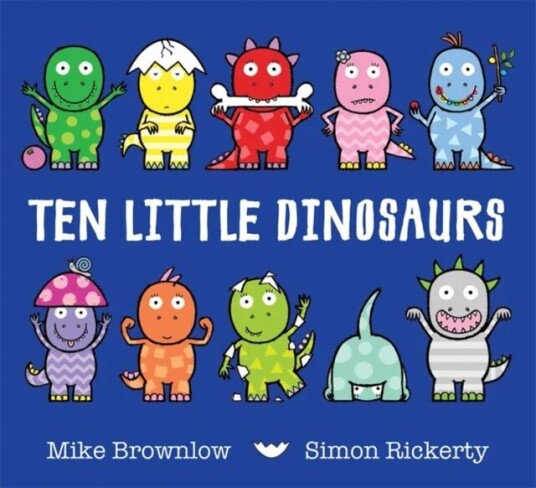 Ten Little Dinosaurs Av Mike Brownlow