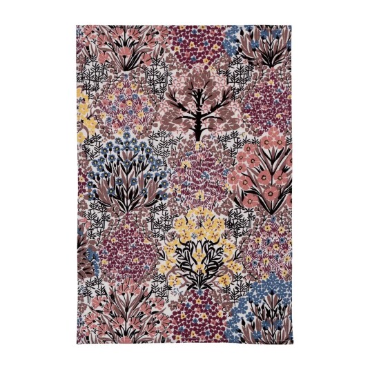 Almedahls Botanic Garden kjøkkenhåndkle 47 x 70 cm Rosabrun