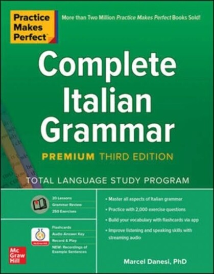 Practice Makes Perfect: Complete Italian Grammar, Premium Third Edition Av Marcel Danesi
