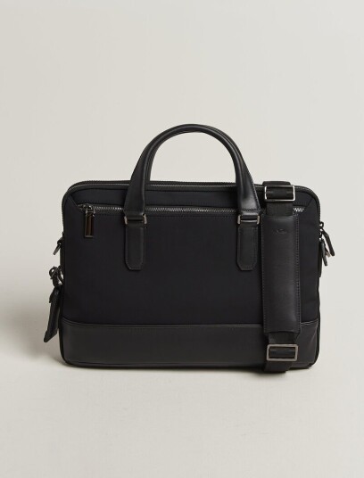 TUMI Harrison Sycamore Slim Nylon Brief Midnight Black
