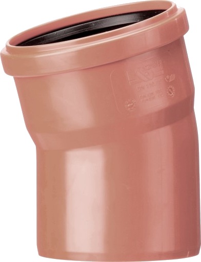 Kaczmarek Rørbend PP 15 Grader 200mm EN1852-1