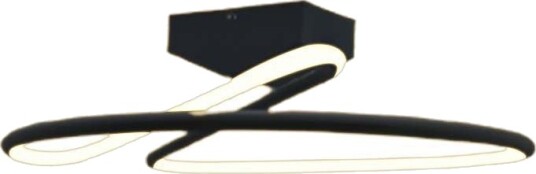20W LED designer pendel Ø25cm   107lm/W 4000K sort rund moderne design   Kulør : Nøytral