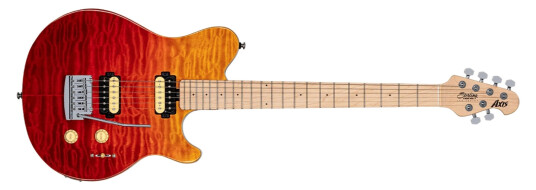 Sterling By Music Man Axis Ax3qm Spectrum Rød
