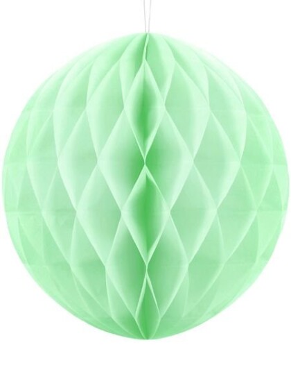 Pistasjgrønn Honeycomb Ball 30 cm