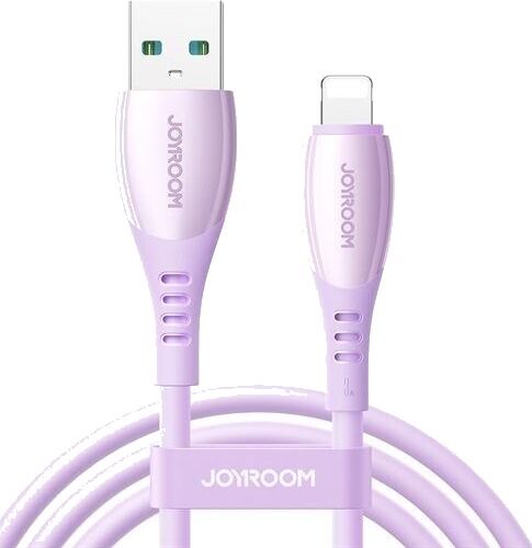 Joyroom S A59 USB A Lightning kabel 1.2m lilla S A59 A L 3A 1.2m purple