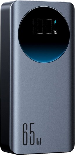 Joyroom JR-PBF05 Pro 30000 mAh 65W Powerbank med Digitalt Display, 2x USB-C, 1x USB-A - Svart
