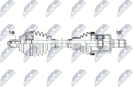 Nty Drivaksel NTY NPW VW 238