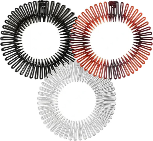 By Stær Eli Hairband Zig Zag 3 pieces Multi
