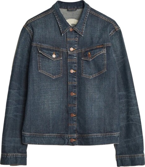 Nudie Jeans Herre Jakker Blå L,