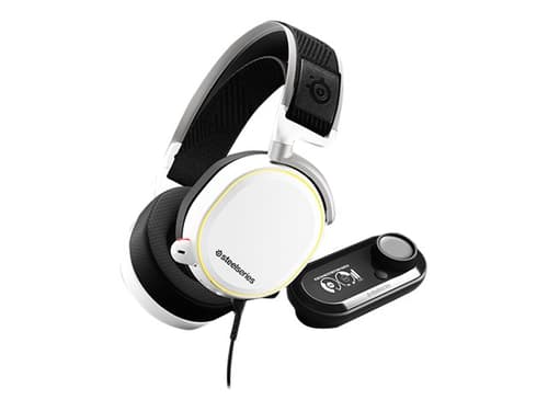 Steelseries Arctis Pro Hodesett 3,5 Mm Jakk, Usb Stereo Hvit Steelseries Arctis Pro Hodesett 3,5 Mm Jakk, Usb Stereo Hvit