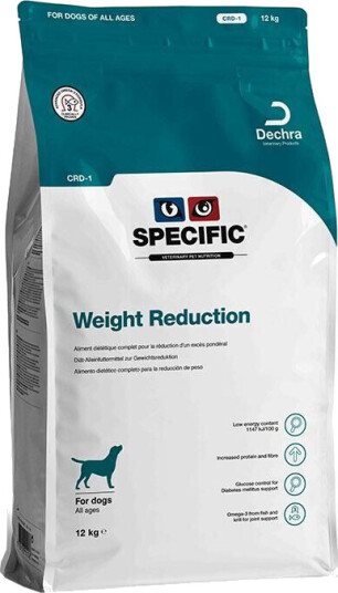 Specific Hundefôr CRD-1 Vektreduksjon 12 kg for Overvektige Hunder Specific Hundefôr CRD-1 Vektreduksjon 12 kg for Overvektige Hunder