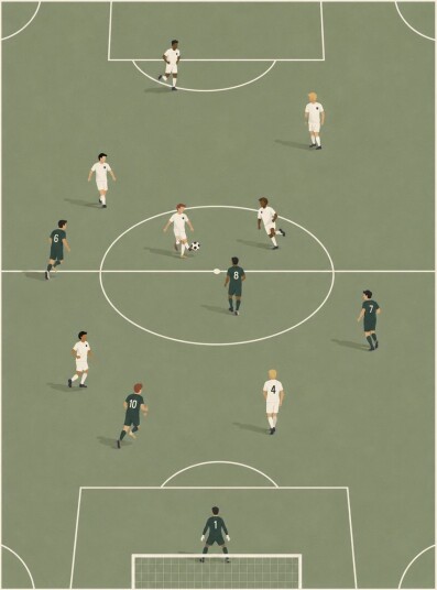 Plakat Fotballkampfelt
