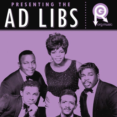 The Ad Libs  Presenting The Ad Libs  LP/Vinyl