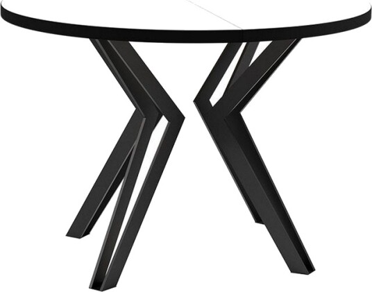 Elan Spisebord 176 cm - Svart/Hvit