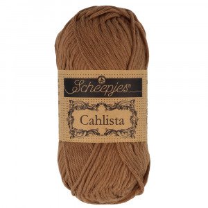 Scheepjes Cahlista Garn Unicolor 157 Root Beer Scheepjes Cahlista Garn Unicolor 157 Root Beer