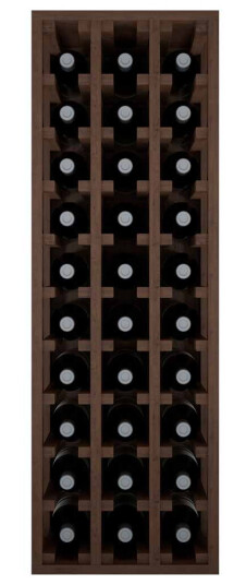 Winerex ALMA 30 flasker 1/2 modul Brunbeiset furu Winerex ALMA 30 flasker 1/2 modul Brunbeiset furu
