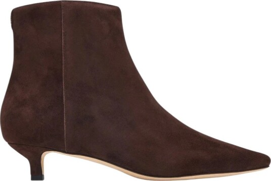 Lauren Ralph Lauren Francesca Suede Bootie Brown 38 Lauren Ralph Lauren Francesca Suede Bootie Brown 38