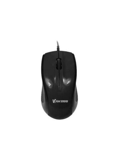 Vakoss TM 481UK mouse USB Mus Optisk 3 knapper Svart TM 481UK